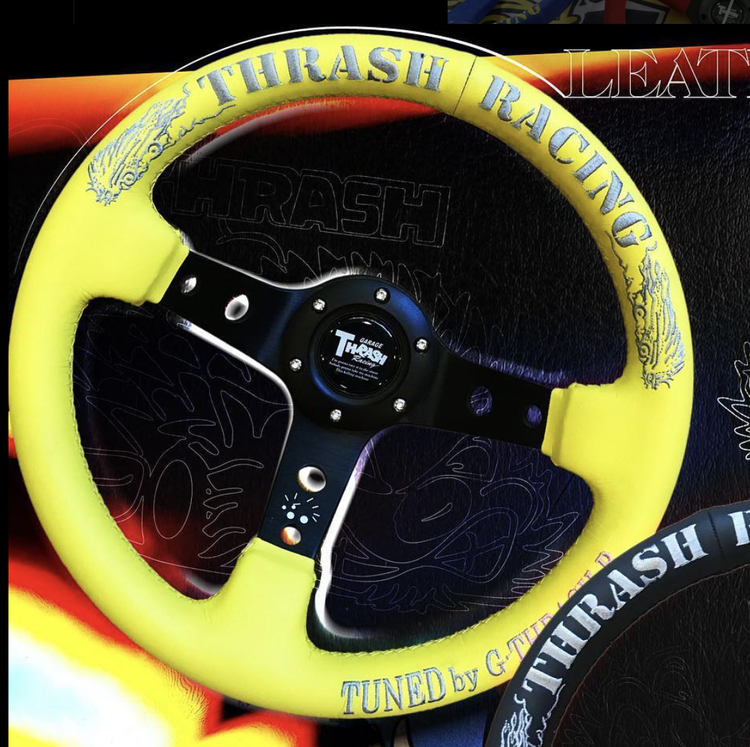 THRASH RACING スラッシュレーシング　ハンドル　33パイ THRASH RACING スラッシュレーシングハンドル33パイ